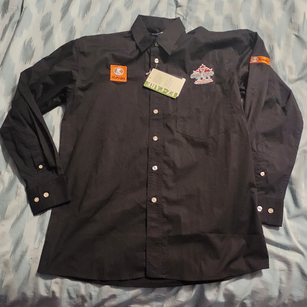 Grey Cup 100th CFL Championship Toronto NWT 2012 Mens Size Small Button Up Shirt